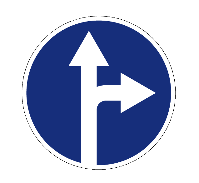 Знак дорожный 4.1.4 