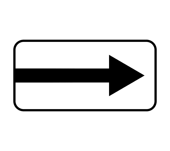 Знак дорожный 8.3.1 «Направление движения»