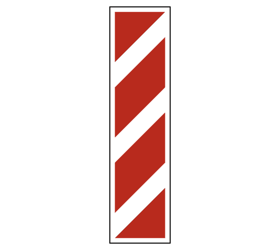 Знак дорожный 8.22.2 «Препятствие»