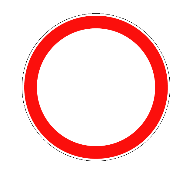 Знак дорожный 3.2 «Движение запрещено»